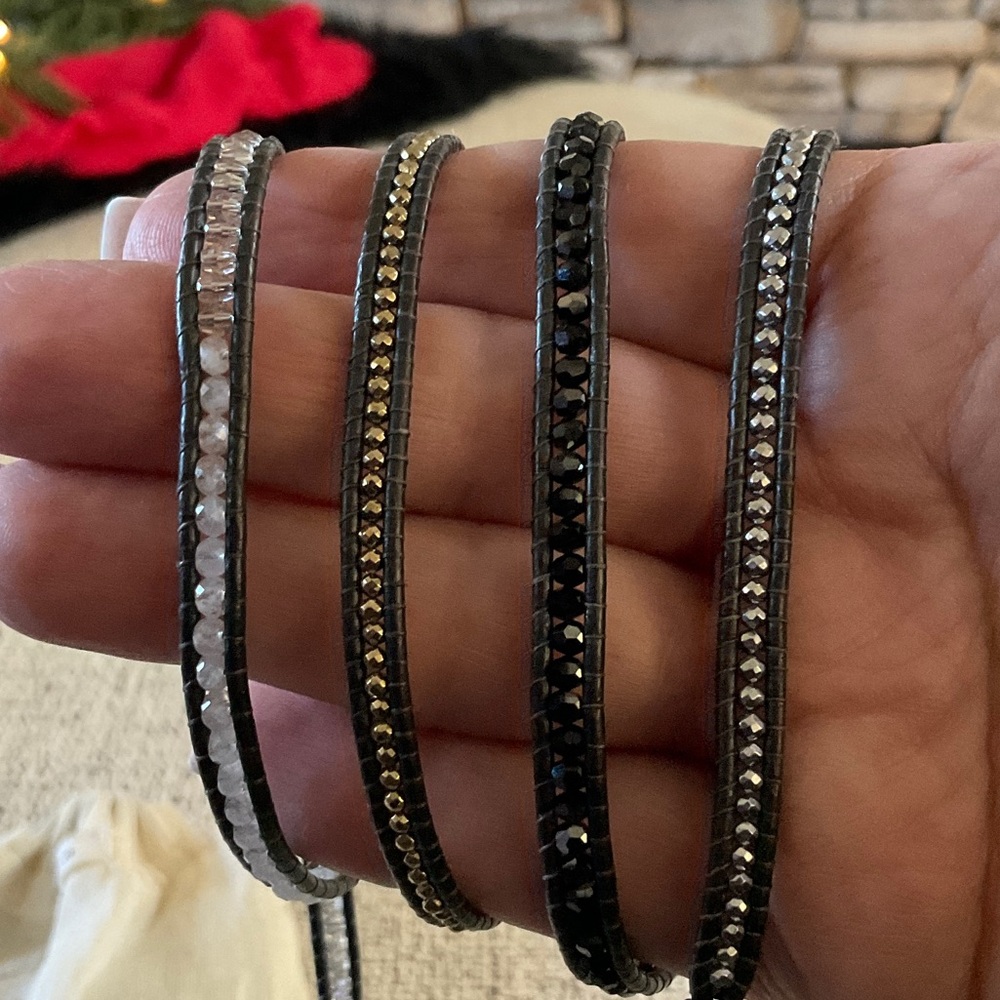 Chan Luu Black and Silver Wrap Bracelet - Picture 4 of 4